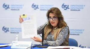 Diputada María Elena Pérez-Jaén presenta denuncia ante FGR por caso SEGALMEX