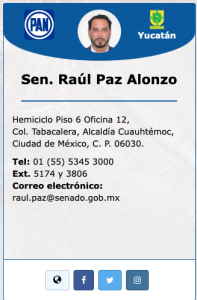 Renuncia senador Raúl Paz Alonzo al PAN y se une a MORENA