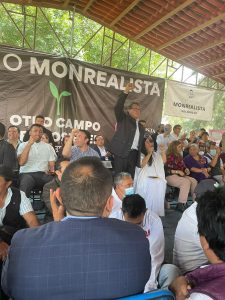 Senador Ricardo Monreal en Xochimilco