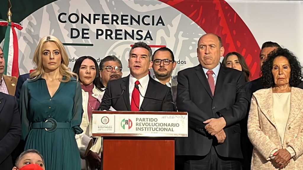 Alito Moreno, lÍder del PRI reitera que votarán en contra de la reforma electoral de AMLO