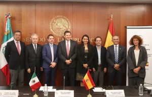 Encabeza senador Alejandro Armenta reunión del Senado con embajador de España en México