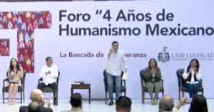 Chema Martínez en el Foro "4 años de humanismo mexicano"