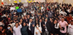El senador Armenta participa en el Primer Encuentro Juvenil por Puebla