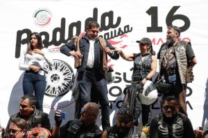 Encabeza senador Alejandro Armenta rodada ciclista