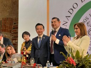 Promueve senador Armenta el fortalecimiento de las relaciones para favorecer la economía de Puebla, con Alemania y China
