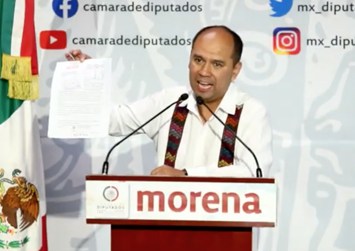 El diputado Manuel Robles denunció a Santiago Creel por el uso de 20 millones de pesos diario de la Cámara de Diputados por realizar una campaña en todo el país para lograr un cargo partidista