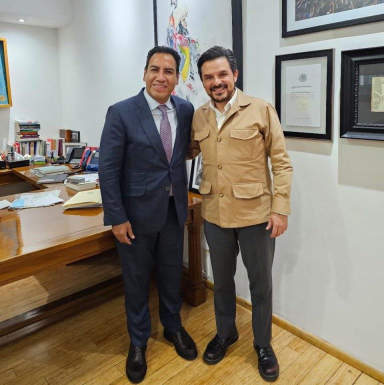 El presidente de la Jucopo se reunió con el director del IMSS en las oficinas del Instituto