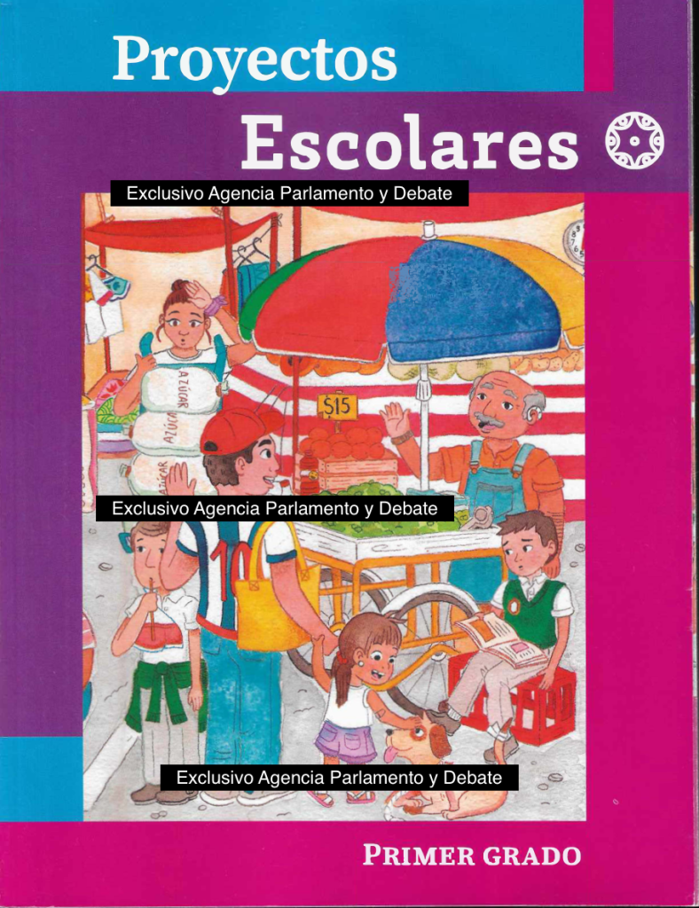 Portada del Libro Proyectos Escolares Primer Grado de Primaria de la Nueva Escuela Mexicana
