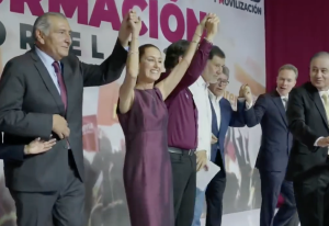 Claudia Sheinbaum es la virtual candidata presidencial de Morena, PT y Partido Verde, al ganar con 38 por ciento las cinco encuestas por la Defensa de la Cuarta Transformación