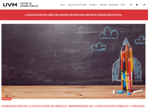 Composición de la educación en México Impresiones de la educación pública y privada de la UVM