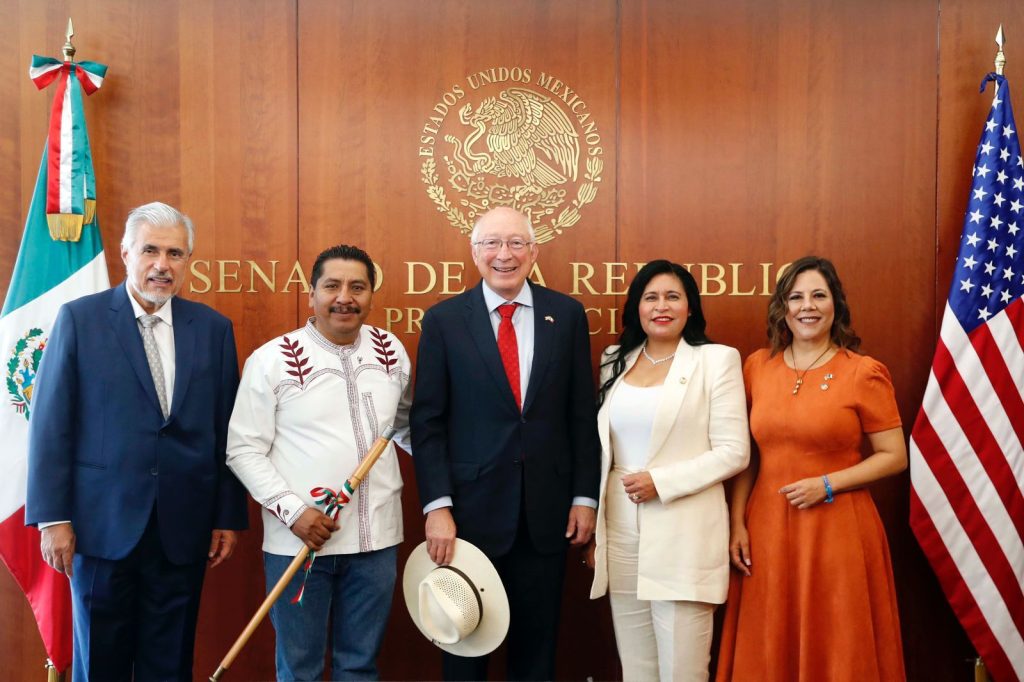 Presidenta del Senado, Ana Lilia Rivera, impulsa Reunión Interparlamentaria México-Estados Unidos