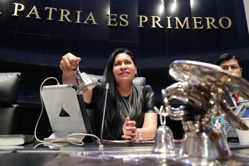 Adelanta Ana Lilia Rivera visita de comisión del Parlamento Europeo al Senado de la República.