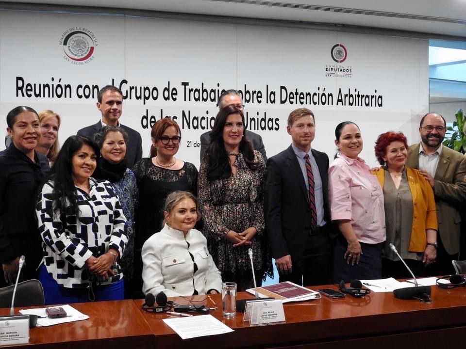 Presenta dip. Evangelina Moreno a expertos de Naciones Unidas el caso de la indígena Kenia Hernández.