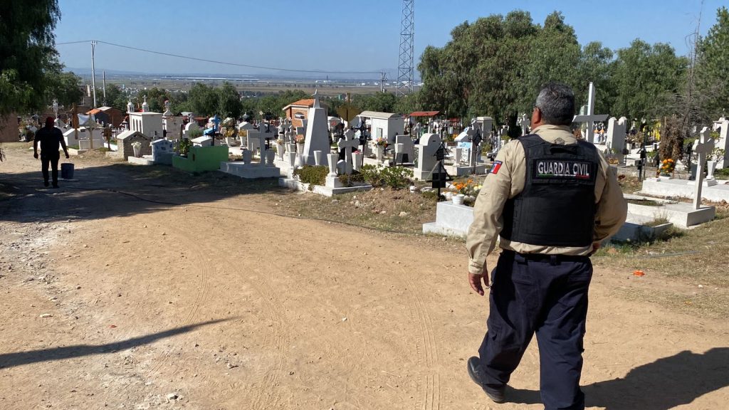 Aplicará Guardia Civil de Tecámac operativo de vigilancia en panteones del municipio.