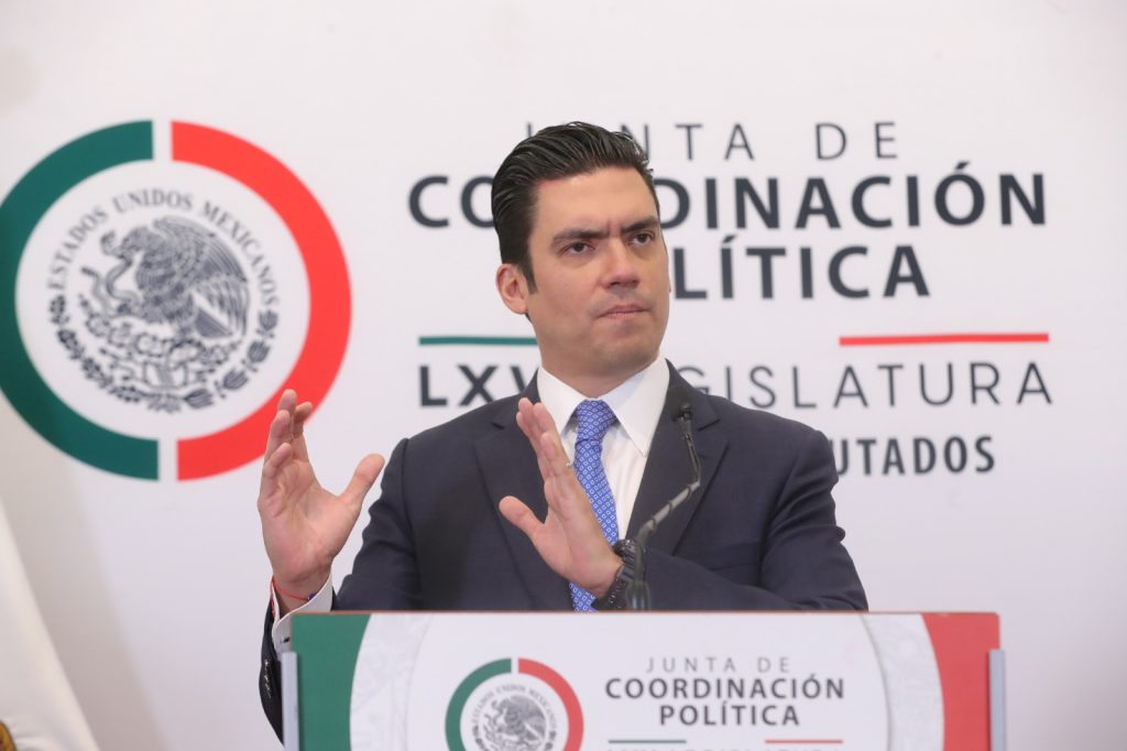 diputado Jorge Romero Herrera, presidente de la Junta de Coordinación Política.