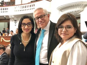 Ana Villagrán, Jorge Gaviño y Andrea Vicenteño, Asociación Parlamentaria Izquierda Liberal, Izquierda Liberal en el Congreso de la Ciudad de México.