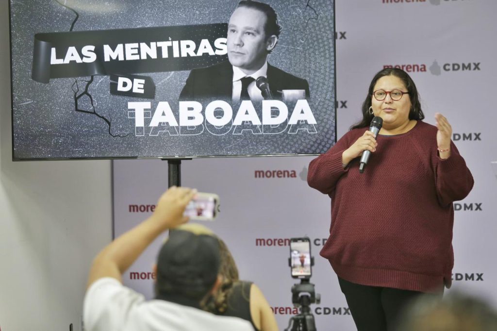 Denuncia Morena CDMX a Santiago Taboada por colocación de espectaculares ilegales.