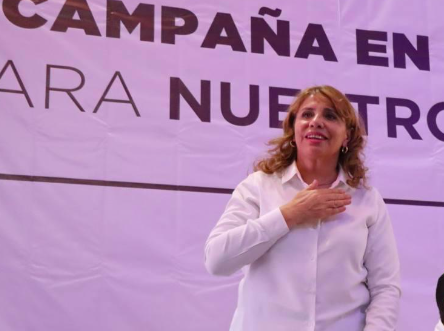 Judith Vanegas Tapia, inició su campaña como candidata de Morena a diputada por el Distrito Vll local