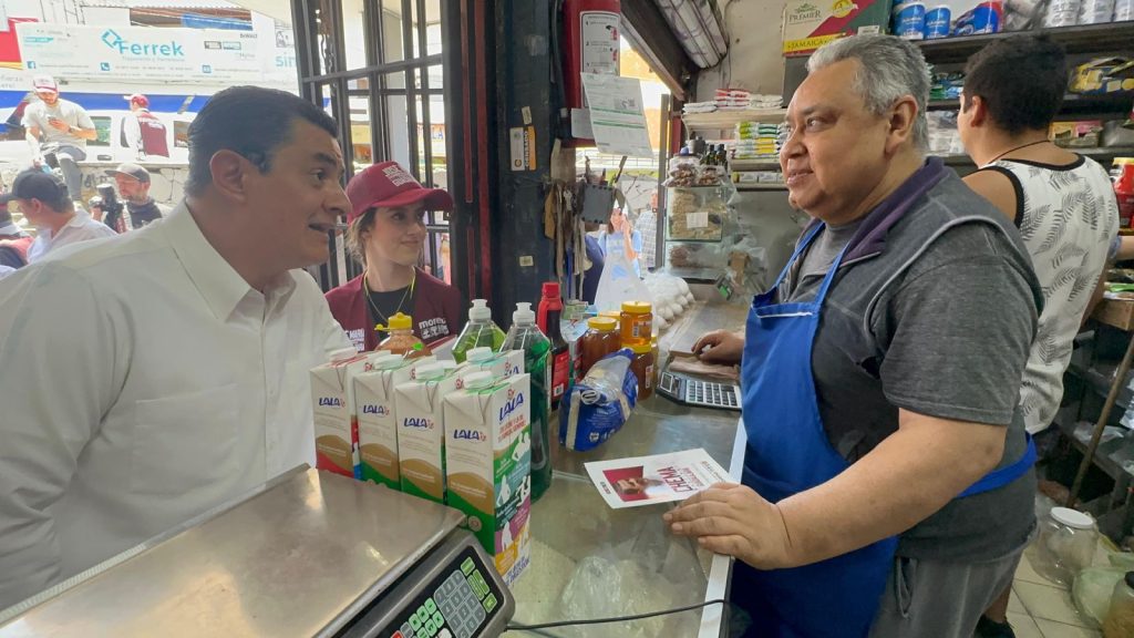 El candidato de Morena y la Mega Alianza a la Presidencia Municipal de Guadalajara, Chema Martínez.