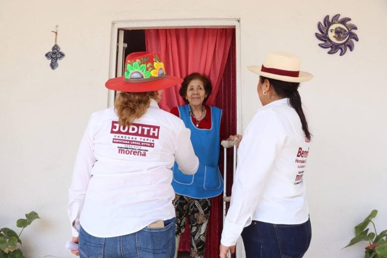 Pide Judith Vanegas a la población votar “todo Morena”.Defendamos en las urnas la esperanza, justicia y bienestar, señala.