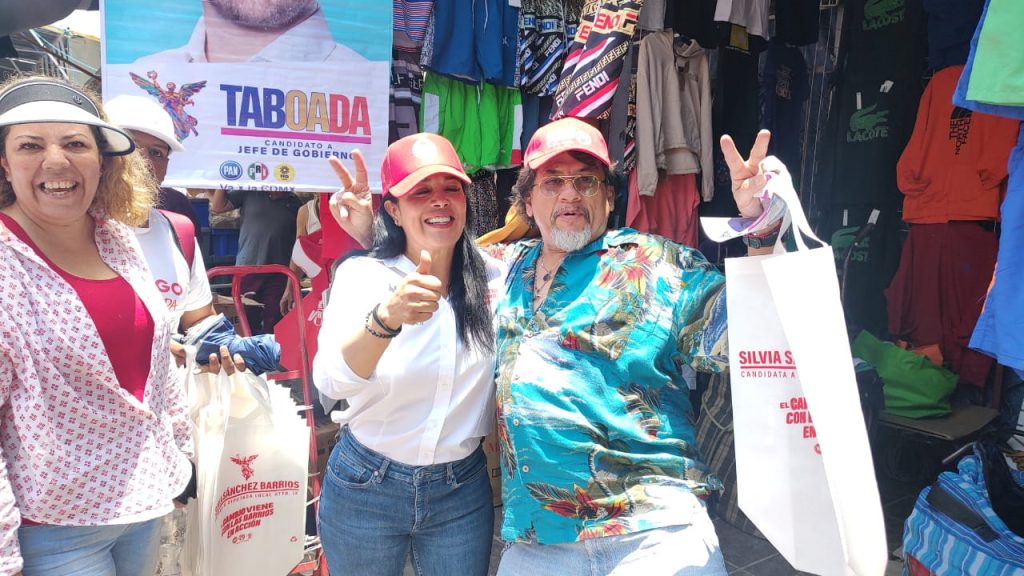 La candidata a la diputación local al distrito nueve con sede en Cuauhtémoc, Silvia Sánchez Barrios.