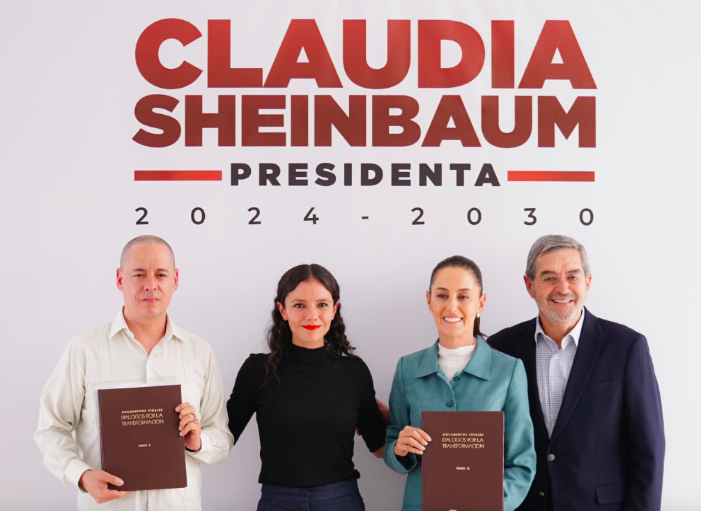Fue un ejercicio de apertura y de participación para la elaboración del programa de gobierno: Claudia Sheinbaum recibe conclusiones de los “Diálogos por la Transformación”.