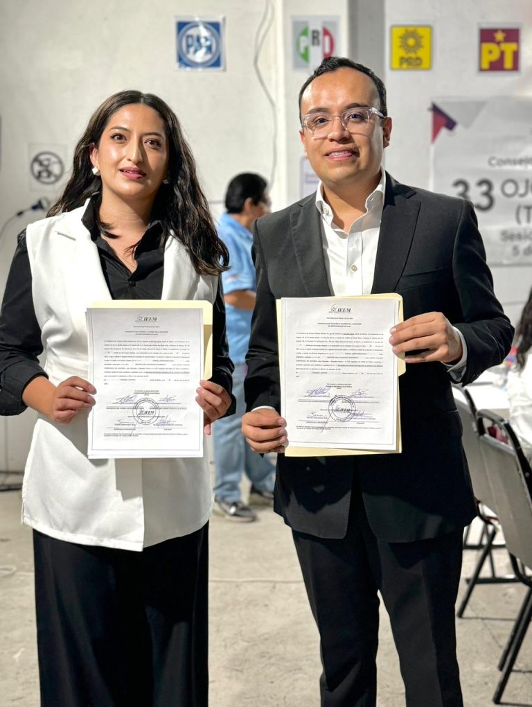 Samuel Hernández Cruz recibió la constancia de mayoría como diputado local en el Estado de México