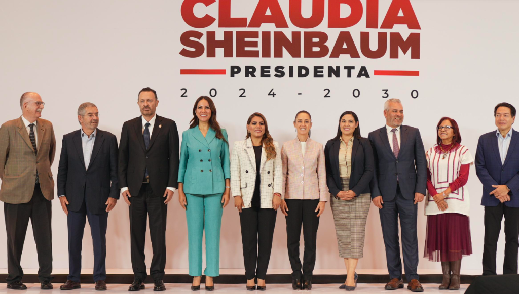 Claudia Sheinbaum plantea con las y los gobernadores del occidente del país temas de agua, carreteras, ferrocarriles y transporte público como proyectos estratégicos.