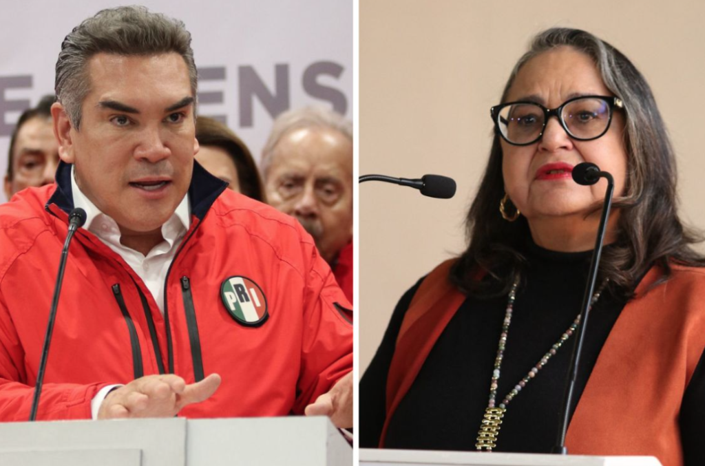 Norma Piña, presidenta de la Corte se reunió con Alito Moreno, líder del PRI, en plena campaña electoral