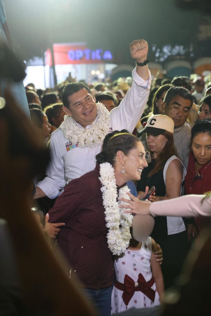 Alejandro Armenta y Claudia Sheinbaum fortalecen la Cuarta Transformación en Puebla