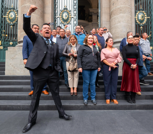 El diputado local Juan Rubio Gualito, presidente de la Comisión de Asuntos Laborales, Trabajo y Previsión Social del Congreso de la Ciudad de México.