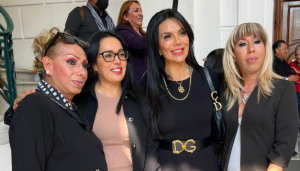 Minutos antes del atentado Diana estuvo en el Congreso de la Ciudad de México, con su hermana Silvia.