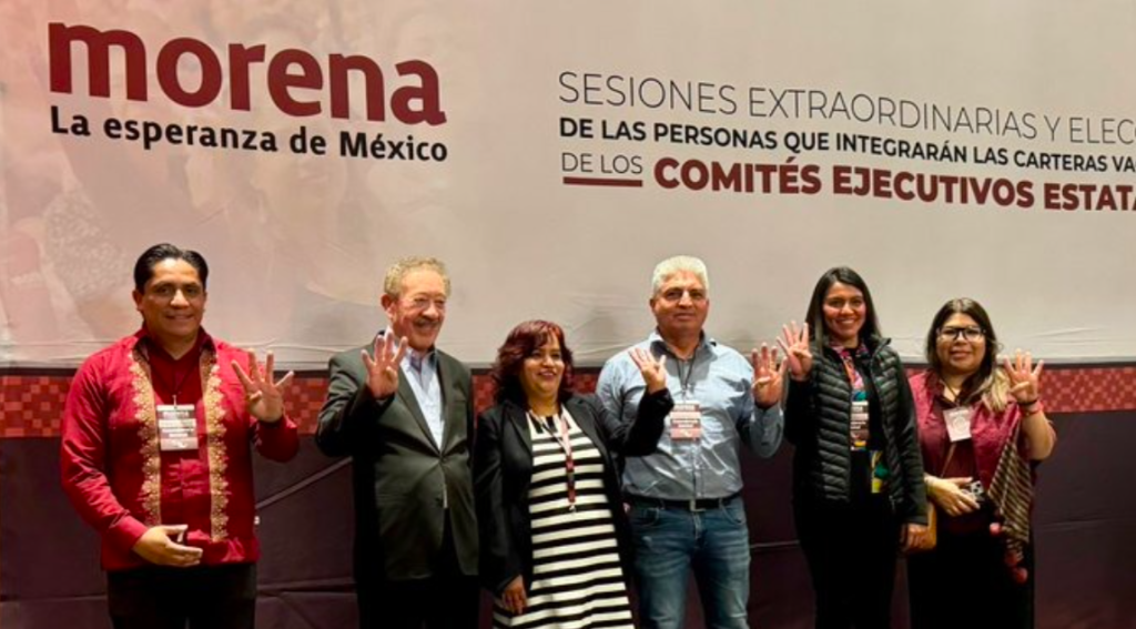 El Grupo Parlamentario de Morena felicita a Héctor Díaz Polanco como nuevo dirigente de Morena.