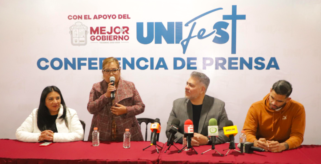 La presidenta municipal de Tecámac, Rocío Miguel Hernández, anunció la realización del Unifest “Unidad por la Familia”