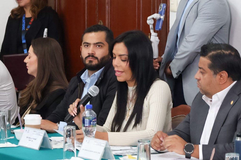 Preguntas de Diana Sánchez Barrios a Alessandra Rojo de la Vega durante su comparecencia.