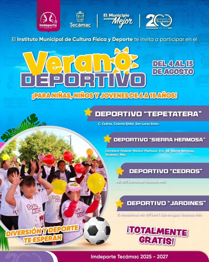 Las actividades serán gratuitas como lo instruyó la presidenta municipal Rosi Wong Romero.