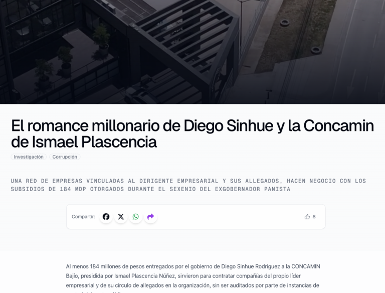El romance millonario de Diego Sinhue y la Concamin de Ismael Plascencia