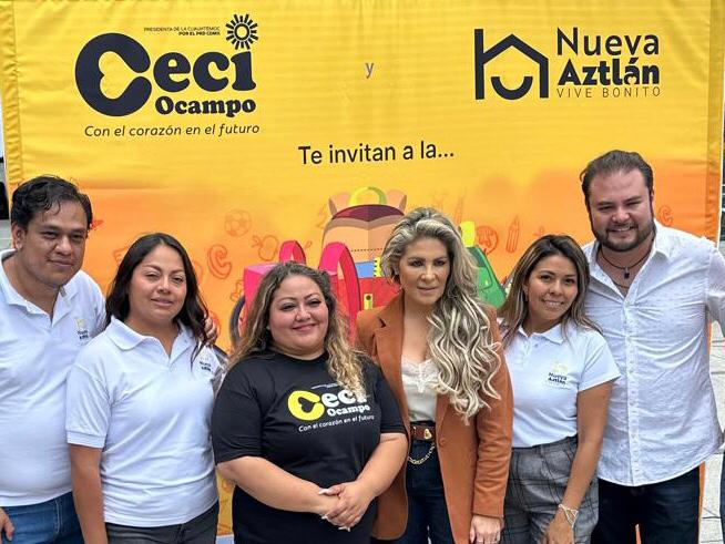 Se recolectaron 100 paquetes de útiles escolares y 500 mochilas, de las cuales 350 se donaron a niños, niñas, y jóvenes de preparatoria: Nora Arias y Rita Cecilia Contreras.