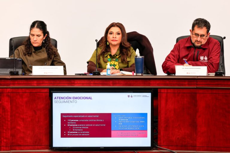 Con cifra histórica de 480 mdp, se concretan acuerdos reparatorios para víctimas de explosión de pipa en puente de La Concordia: Clara Brugada Molina.