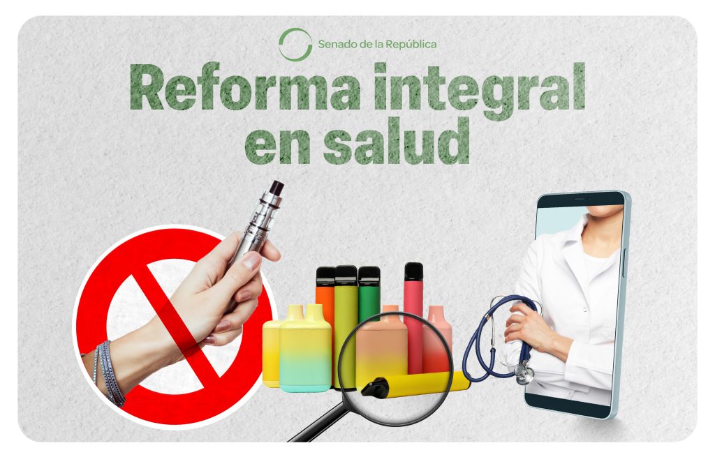 Luego de su aprobación, el proyecto de decreto para prohibir la venta de cigarrillos electrónicos y vapeaadores fue enviado al Ejecutivo Federal.