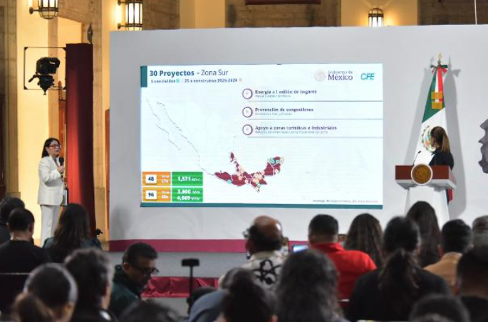 La directora general presentó en abril el Plan de Expansión de la CFE 2025-2030