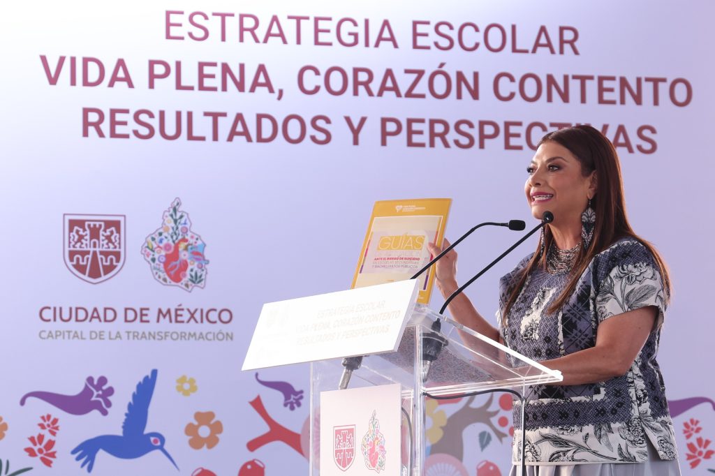 Vida plena Corazón contento es el programa de salud mental más importante en la historia de la capital: Clara Brugada.