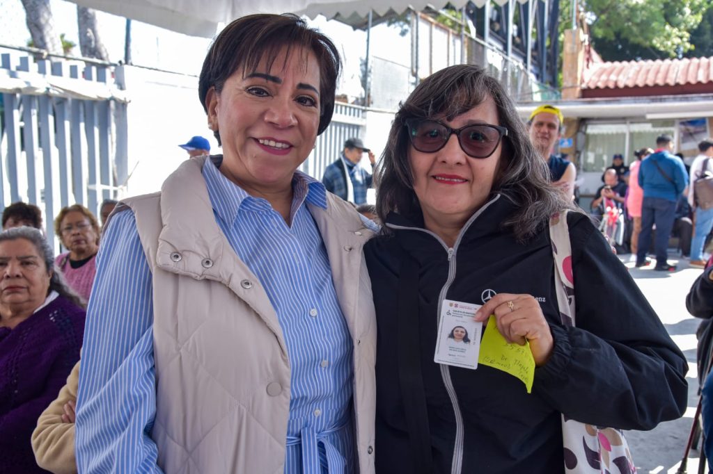 Beatriz Rojas inaugura módulo de tarjeta incluyente para personas con discapacidad el pueblo de San Juan de Aragón.