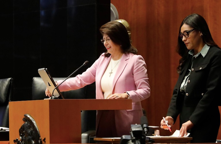Senadora Mariela Gutiérrez será solidaria con Rocío Miguel Hernández a quien se audita.