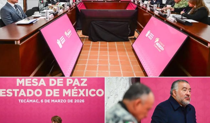 Publica ”resultados” de mesa de paz; reprueba población a Rosi Wong; van más de siete muertos en 2026.