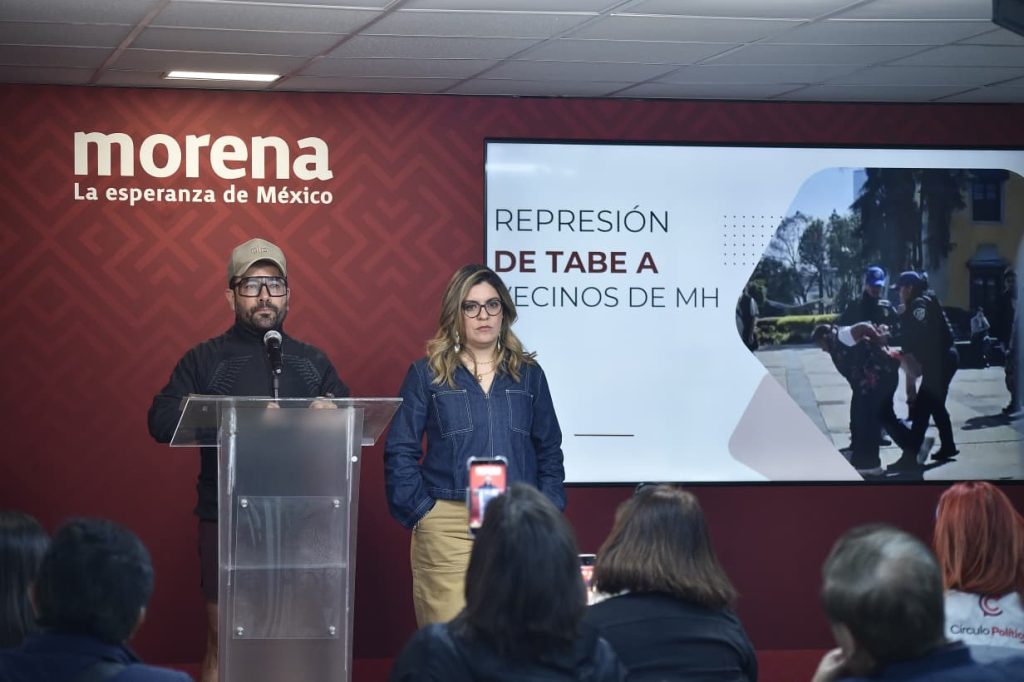 La diputada Cecilia Vadillo denunció la lamentable represión contra las vecinas activistas, entre ellas una adulta mayor de 73 años que terminó en el hospital.